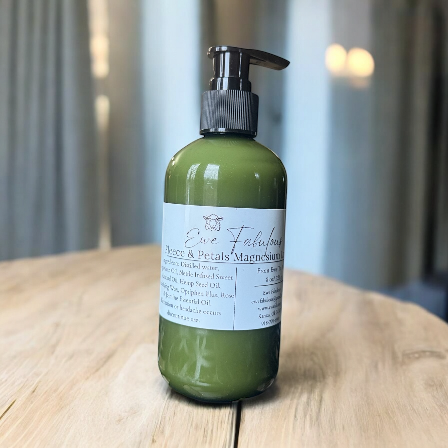 Fleece and Petals Magnesium Lotion