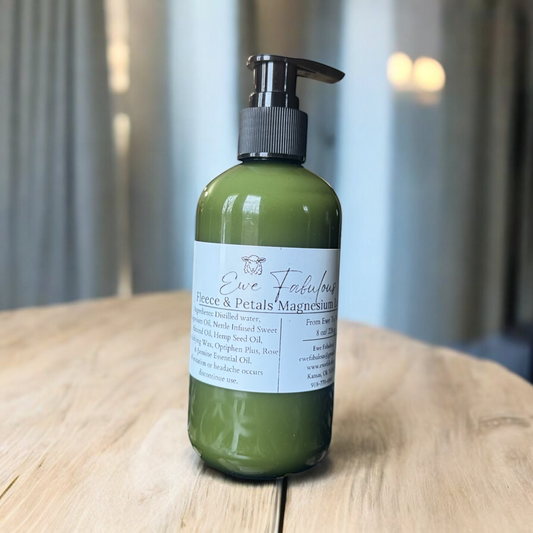 Fleece and Petals Magnesium Lotion